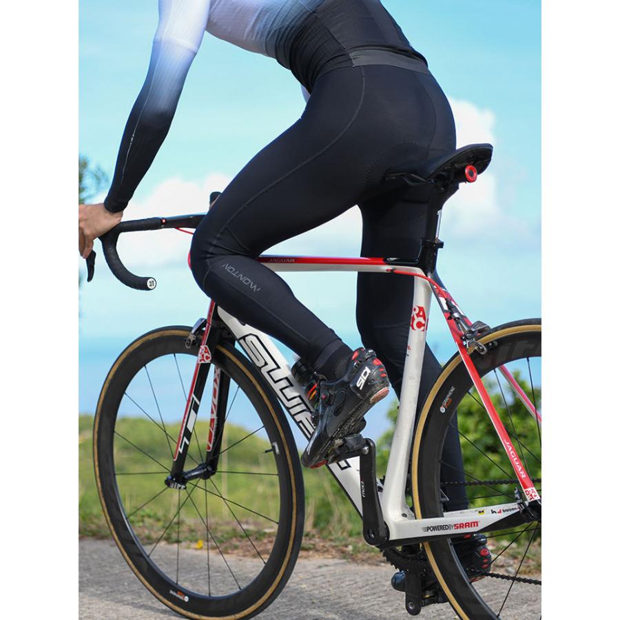 Monton［モントン］冬用フリースビブタイツ プロモデル PRO Showmi（自転車用ウインターパンツ）男性用メンズ 取り寄せ品_1