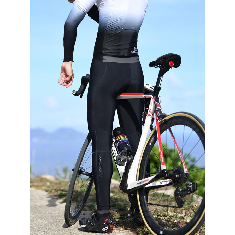Monton［モントン］冬用フリースビブタイツ プロモデル PRO Showmi（自転車用ウインターパンツ）男性用メンズ 取り寄せ品_2