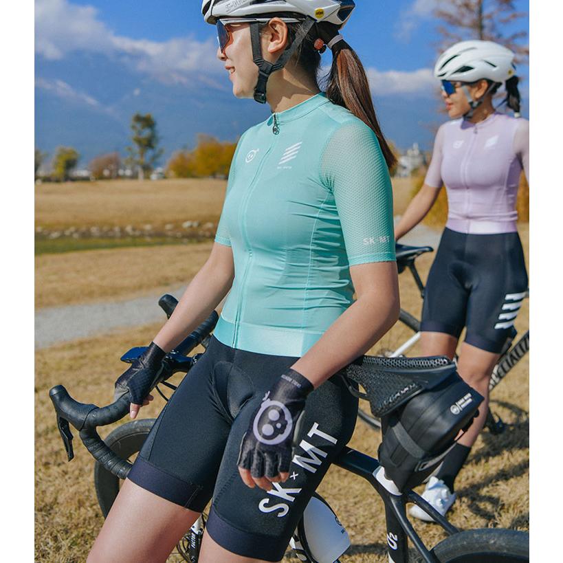 Monton［モントン］女性用ポケット付きサイクルビブショーツSkull Monton ビブパンツ、レーパン（自転車用タイツ、サイクルショーツ）レディース_3