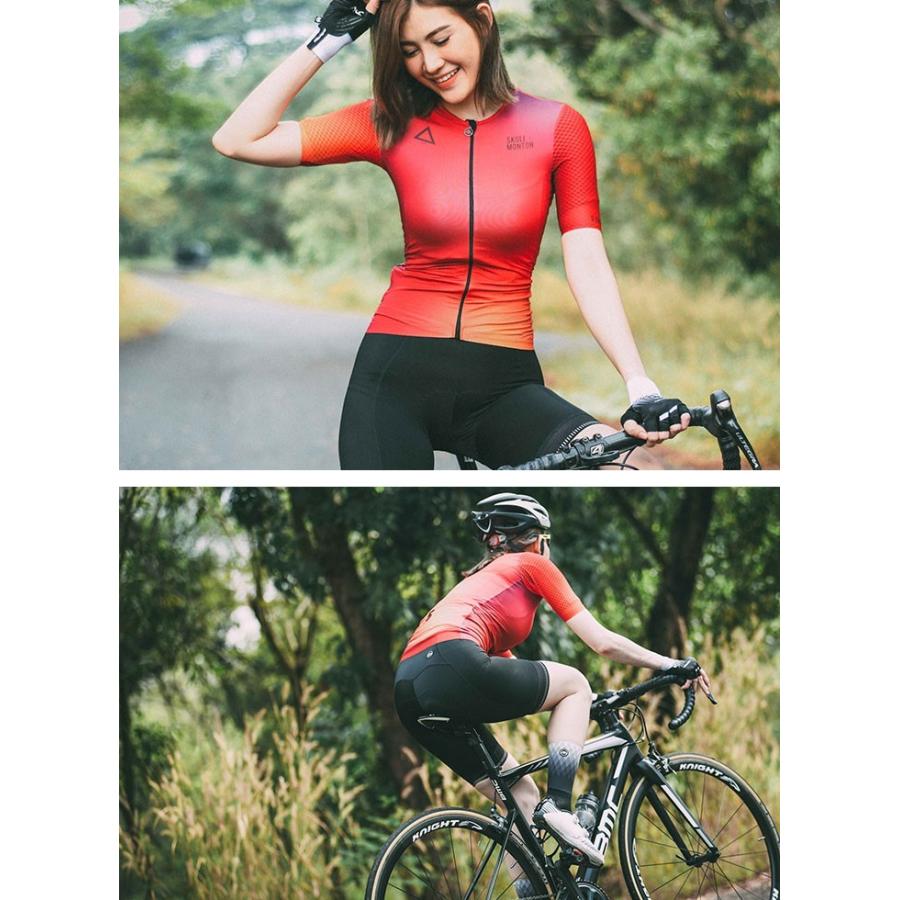 Monton［モントン］女性用半袖サイクルジャージ［春夏秋/ショートスリーブ/自転車用/レディース］URBAN+モデル Cobrand 取り寄せ品の画像