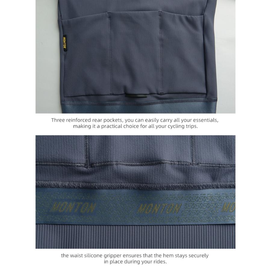 Monton［モントン］男性用ウインターサイクルジャージ［サーマル