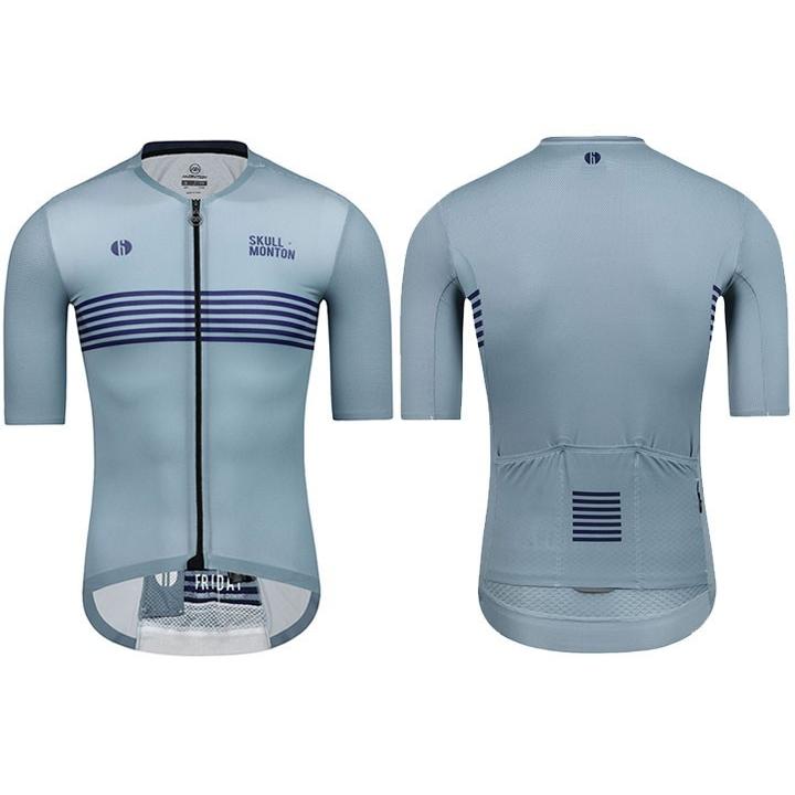 Monton［モントン］半袖サイクルジャージ［自転車用/メンズ］FRIDAY LightSteelBlue 男性用の画像