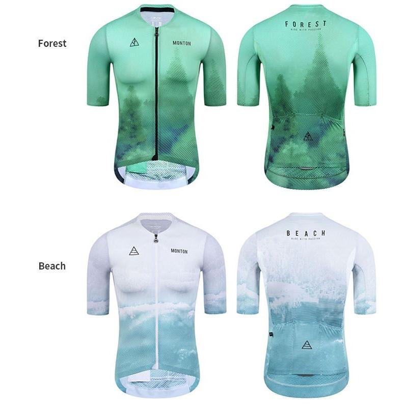 Monton［モントン］半袖サイクルジャージ［自転車用/メンズ］Nature
