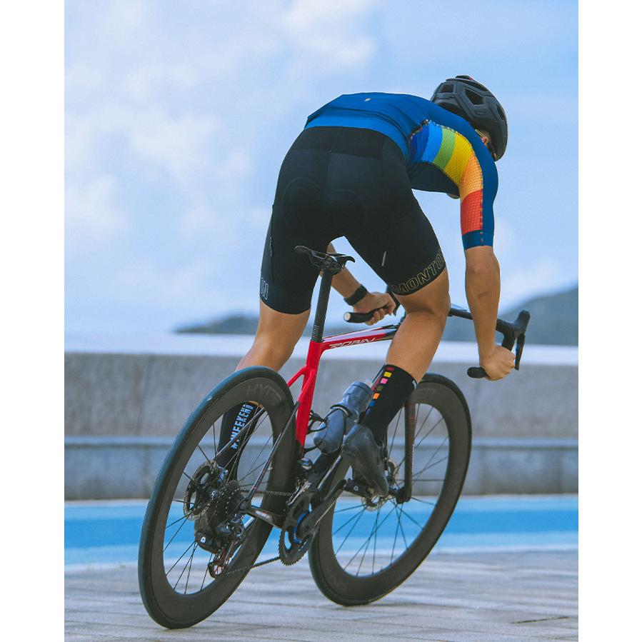 Monton［モントン］半袖サイクルジャージ［自転車用/メンズ］Urban Rainbow II 男性用_2