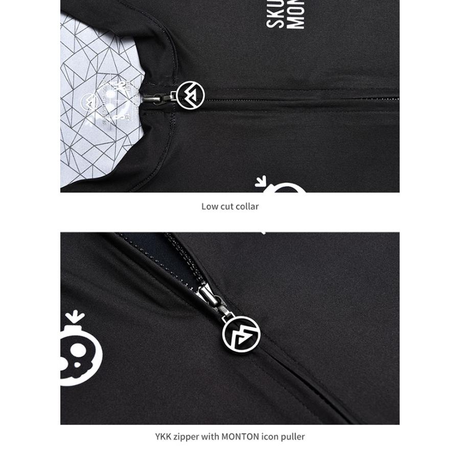 Monton［モントン］女性用半袖サイクルジャージ［自転車用/レディース］Skull Monton Symbols ショートスリーブの画像