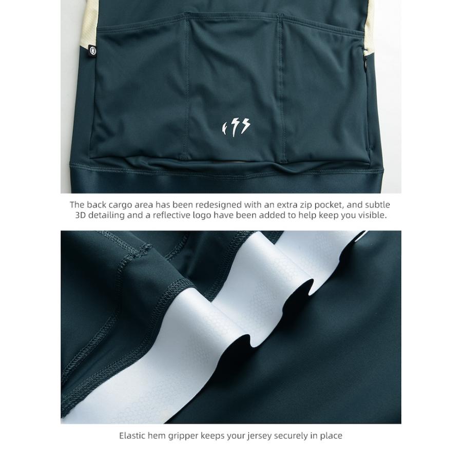 タイムセールMonton サイクルジャージ 2XL/XL Monton［モントン］男性用長袖サイクルジャージ［ロングスリーブ