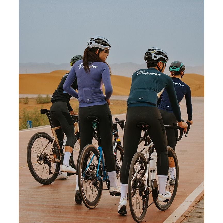 タイムセールMonton サイクルジャージ 2XL/XL Monton［モントン］男性用長袖サイクルジャージ［ロングスリーブ