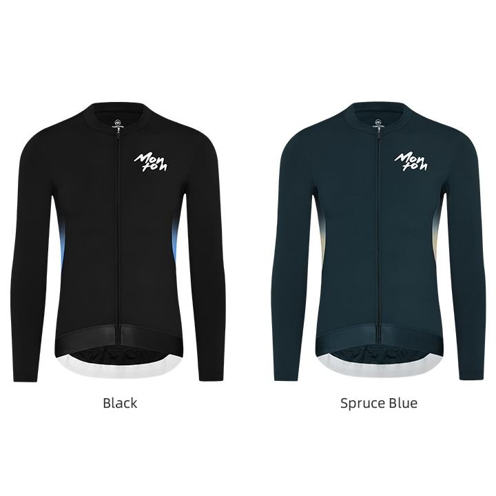 Monton［モントン］男性用長袖サイクルジャージ［秋春用/ロング