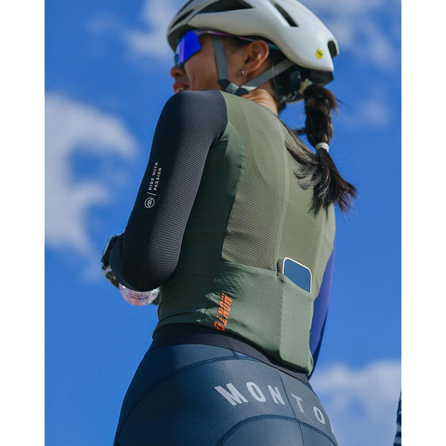 Monton［モントン］女性用長袖サイクルジャージ［自転車用/レディース］Traveler EVO 2023 ロングスリーブ_4
