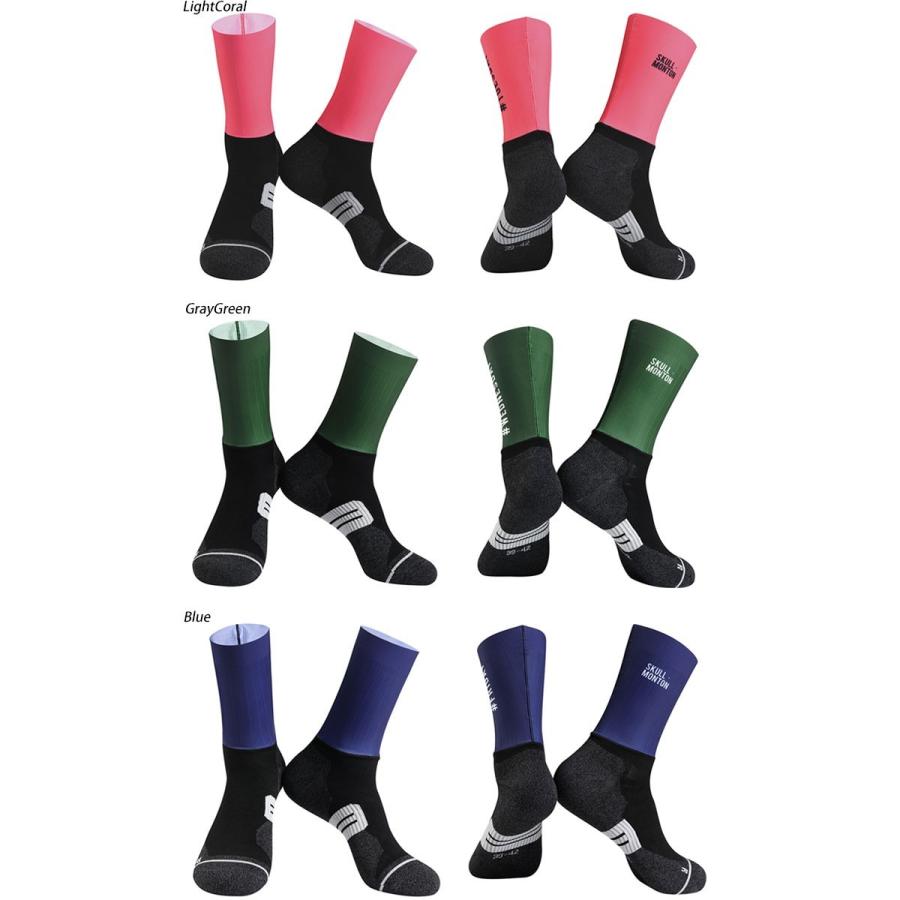 Monton［モントン］サイクリングエアロソックス［Skull