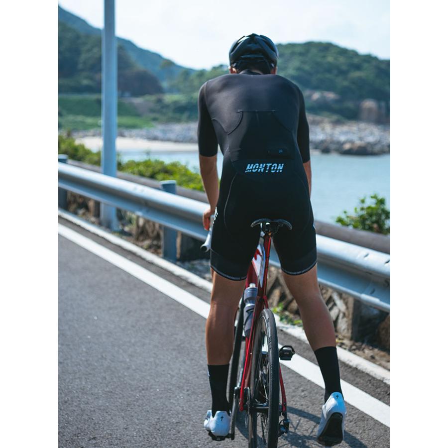 Monton［モントン］男性用トライアスロンスーツ半袖［ショートスリーブ