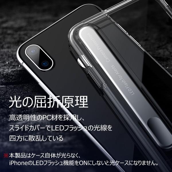 スマホケース 透明 Iphonex Iphone7 Plus Iphone8plus ケース カバー 光るケース クリア 着信 Ledフラッシュ通知機能 Rock 009 スマホプラス 通販 Yahoo ショッピング