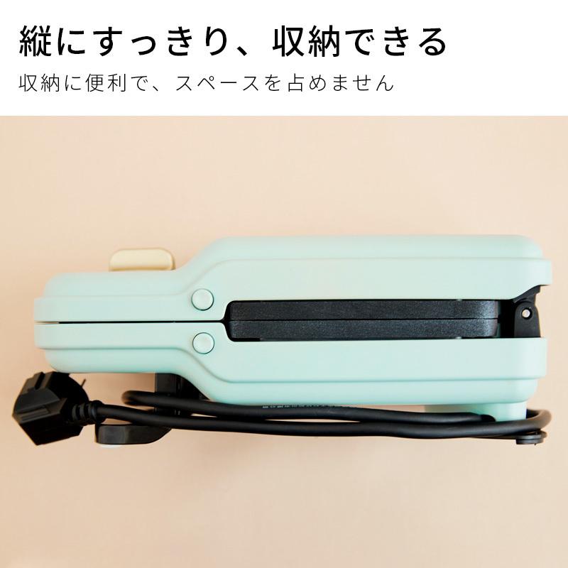 solemood-maker ホットサンドメーカー シングル ワッフル 耳まで