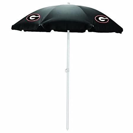 【中古】 特別価格(Black) - NCAA Georgia Bulldogs Portable Sunshade Umbrella好評販売中 ビーチパラソル