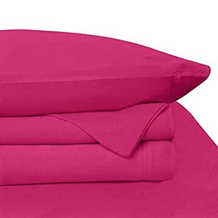 新品 特別価格BALTIC LINEN L好評販売中 BALTIC by Pink Bright Twin, Set, Sheet Jersey Cotton COMPANY マットレスカバー