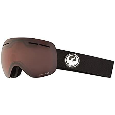 『5年保証』 特別価格・Dragon Alliance X1s Ski Goggles, Black, Medium, Black/Luma Polarized Lens・好評発売中 ゴーグル、サングラス
