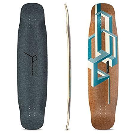 最初の  Tesseract Basalt Boards 特別価格Loaded Bamboo Blue)好評販売中 (Dark Deck Skateboard Longboard コンプリート