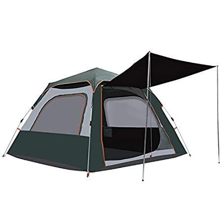 特別価格Tents for Camping- 4/6 Person Anti-UV Sunscreen Instant Tent, Easy Quick Se好評販売中