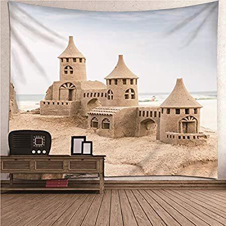 『1年保証』 Polyester 特別価格AMDXD Tapestry, 好評販売中 Bedroom, for Tapestry Wall Castle Sculpture Sand タペストリー