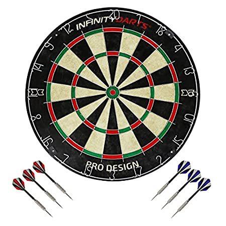 ファッションデザイナー Darts 特別価格infinity 剛毛ダーツボードセット メタルチップダーツ6個セット 自己修復サイザルファイバーダーツボード 回転スチールワイヤース好評販売中 ダーツボード Www Cromg Org Br