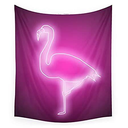 国内外の人気が集結 特別価格Society6 Flamingo x好評販売中 51" - Tapestry Hanging Wall on Xiari by Sign Light Neon タペストリー