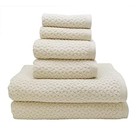 【別倉庫からの配送】 特別価格Towels Beyond - 6 Piece Luxury Bath Towels Set for Bathroom - 100% Cotton, 好評販売中 タオル