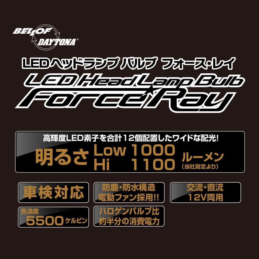 DAYTONA（デイトナ） 数量限定特価！LEDヘッドランプバルブ フォース