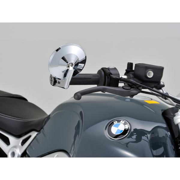 数量限定！HIGHSIDERハイサイダー バーエンドミラー モンタナ