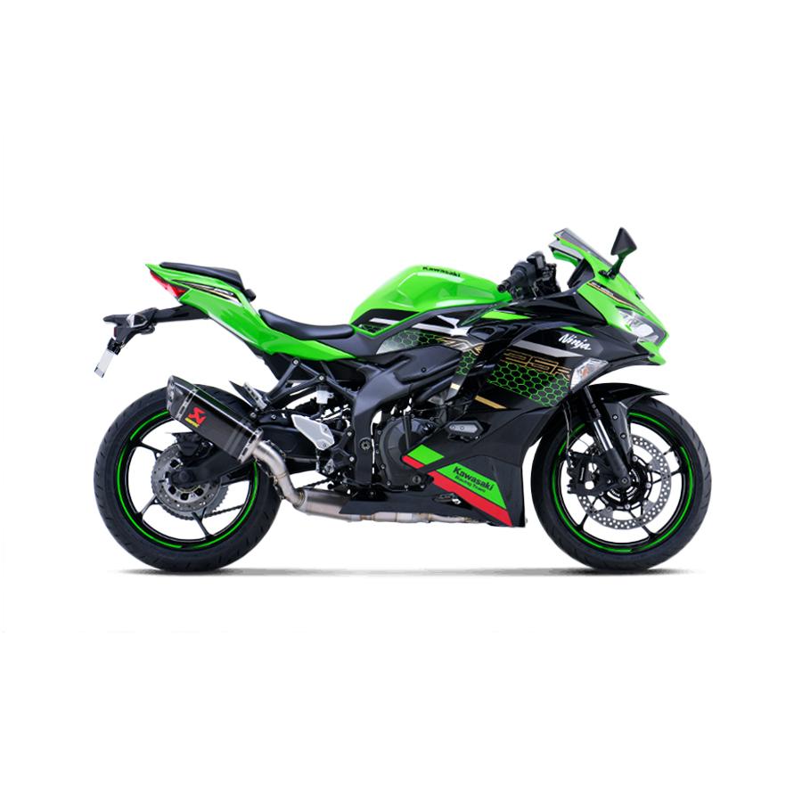 数量限定！20'〜22' NINJA ZX-25R/SE アクラポビッチ JMCA認証 レーシングライン カーボン フルエキゾーストマフラー プロト正規品【当店在庫あり】｜sp-shop｜04