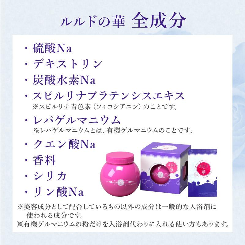 ジャパンアルジェ（JAPAN ALGAE） ルルドの華 有機ゲルマニウム4％配合