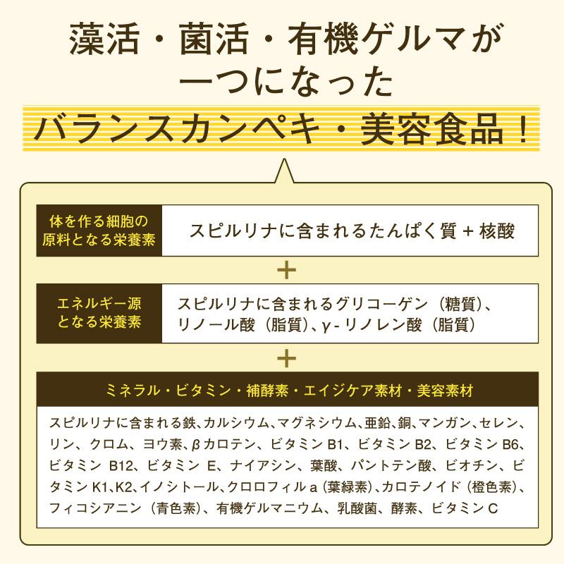 スピルリナ普及会 GMスピメイト 3600粒 スピルリナ 乳酸菌 酵素粉末