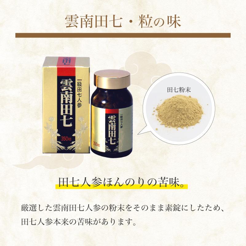 スピルリナ普及会 雲南田七 350粒×3本セット サプリメント 健康