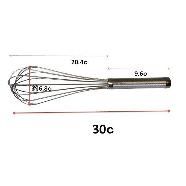 ステンレス泡立て器・30ｃ |  | 01