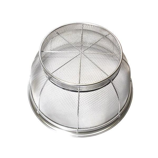 18−8ステンレス製ざる 18ｃｍ　【調理用 ザル 調理器具  保管用 】 |  | 03