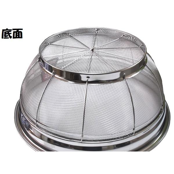 18−8ステンレス製　弁慶　浅型ザル・４３ｃｍ　８升　【浅型ざる】【調理用 ザル 調理器具  保管用 】 |  | 02