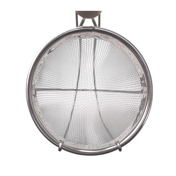 １８−８ステンレス うどんあげ 約１３.5ｃｍφ　全長約３５ｃｍ【うどんてぼ うどんすくい 網 すいのう】 |  | 02