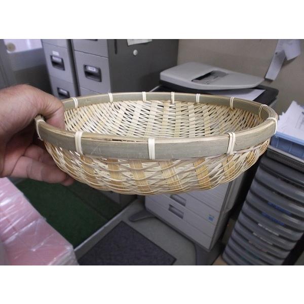 竹ざる　大　中　小3点 竹 深型ざる・3点セット 大約28cmφ 中約26cmφ 小約24cmφ