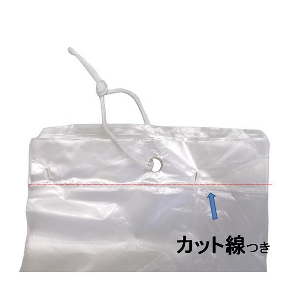 傘袋　0.012厚*120*750ｍｍ・100枚パック　ひもつき・穴つき　【傘袋スタンド 使い捨て おむつ処理袋】 | ハウスホールドジャパン | 02