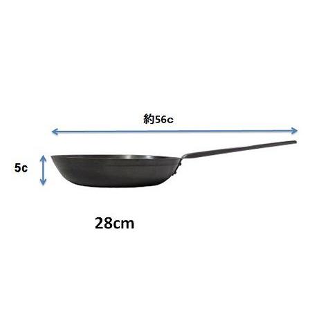 山田 工業所 打ち出し フライパン28cm 1.6mm厚 : ふじまる 山田 工業所 打ち出し フライパン28cm 1.6mm厚 : ふじまる