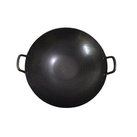 キッチン・食器 打出山田工業所 中華鍋（板厚1.2mm）30cm、お玉 穴あき
