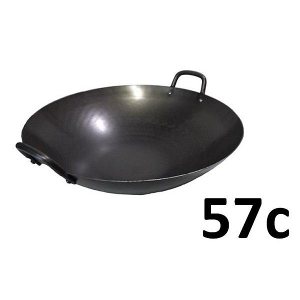山田 工業所　打ち出し両手 中華鍋57ｃm　1.6ｍｍ厚 | 