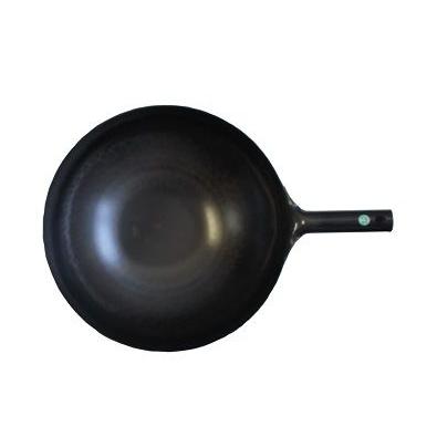山田 工業所 鉄 打出 片手中華鍋（北京鍋）４２ｃm　1.2ｍｍ厚 |  | 01