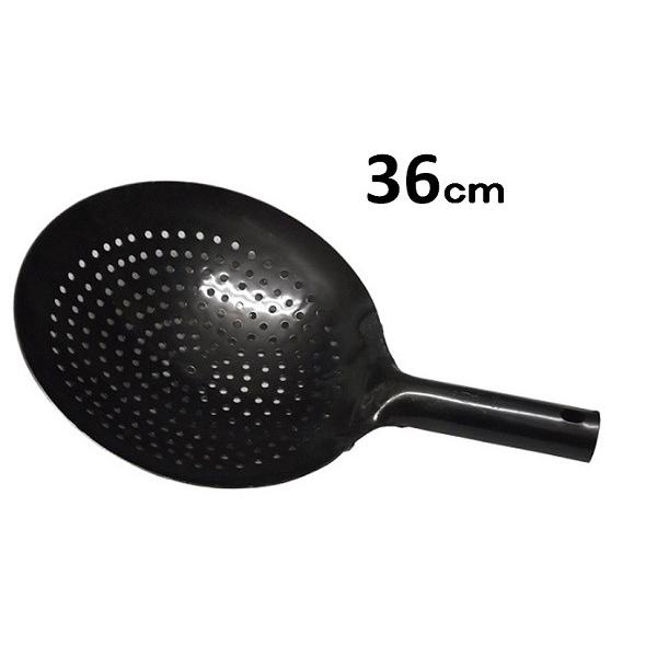 山田 工業所　鉄 穴明き片手中華鍋36ｃm　1.2ｍｍ厚 | 