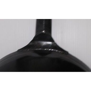 山田 工業所 鉄 打出 木柄タイプ 片手中華鍋（北京鍋）３３ｃm　1.2ｍｍ厚　 |  | 02