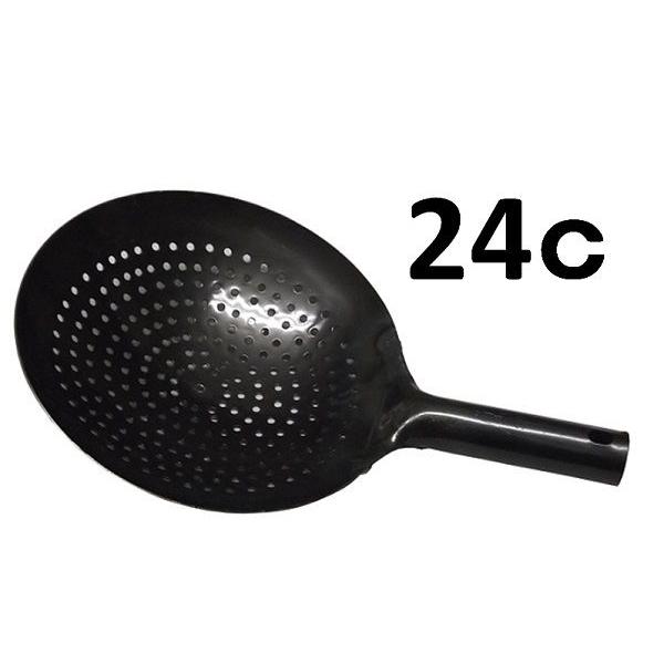 山田 工業所　穴明き片手中華鍋24ｃm　1.2ｍｍ厚 | 