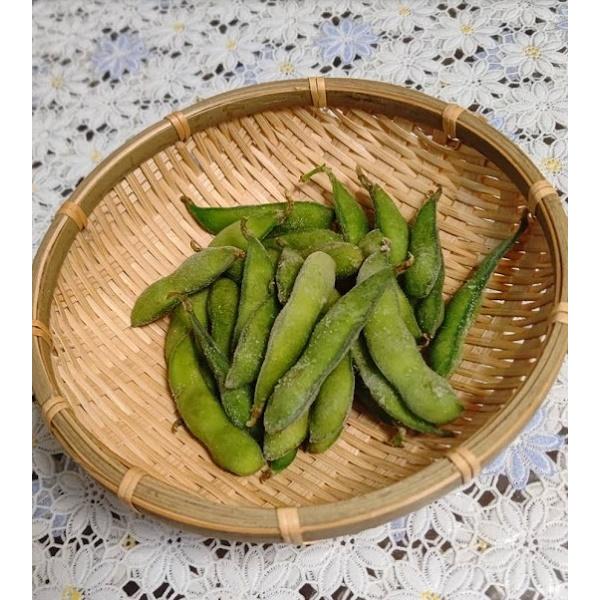 竹 豆ざる 約15cmφ ×H約4.5cm 【枝豆入れ 盆ザル 蕎麦ざる