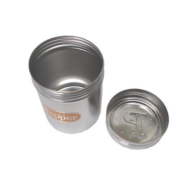 カシワ 18−8ステンレス調味料入れ Pepper(胡椒缶 カシワ 18−8ステンレス調味料入れ Pepper(胡椒缶