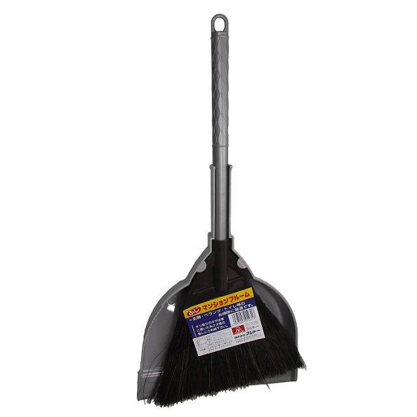マンションブルーム黒しだタイプ 庭ほうき 庭箒 玄関ほうき ちりとりセット ふじまるマーケット 通販 Yahoo ショッピング