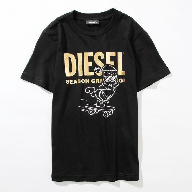 Diesel ディーゼル プリント半袖tシャツカットソー ブランド 子供服 こども服 おしゃれ かっこいい かわいい キッズ