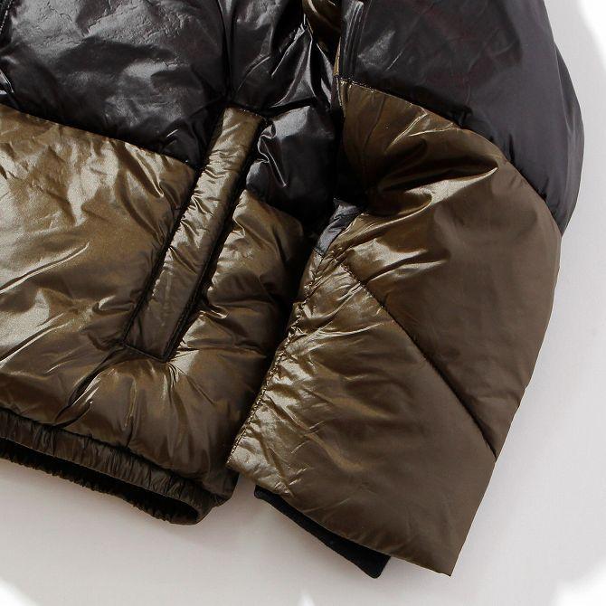 DIESEL フーディーブルゾン　ナイロンブルゾン　カーキ　16Y DIESEL KIDS ブルゾン アウター DIESEL（ディーゼル）Kids ＆ Junior